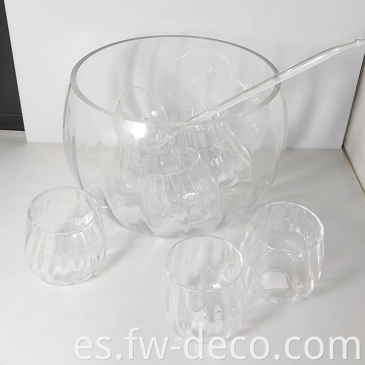 glass punch set